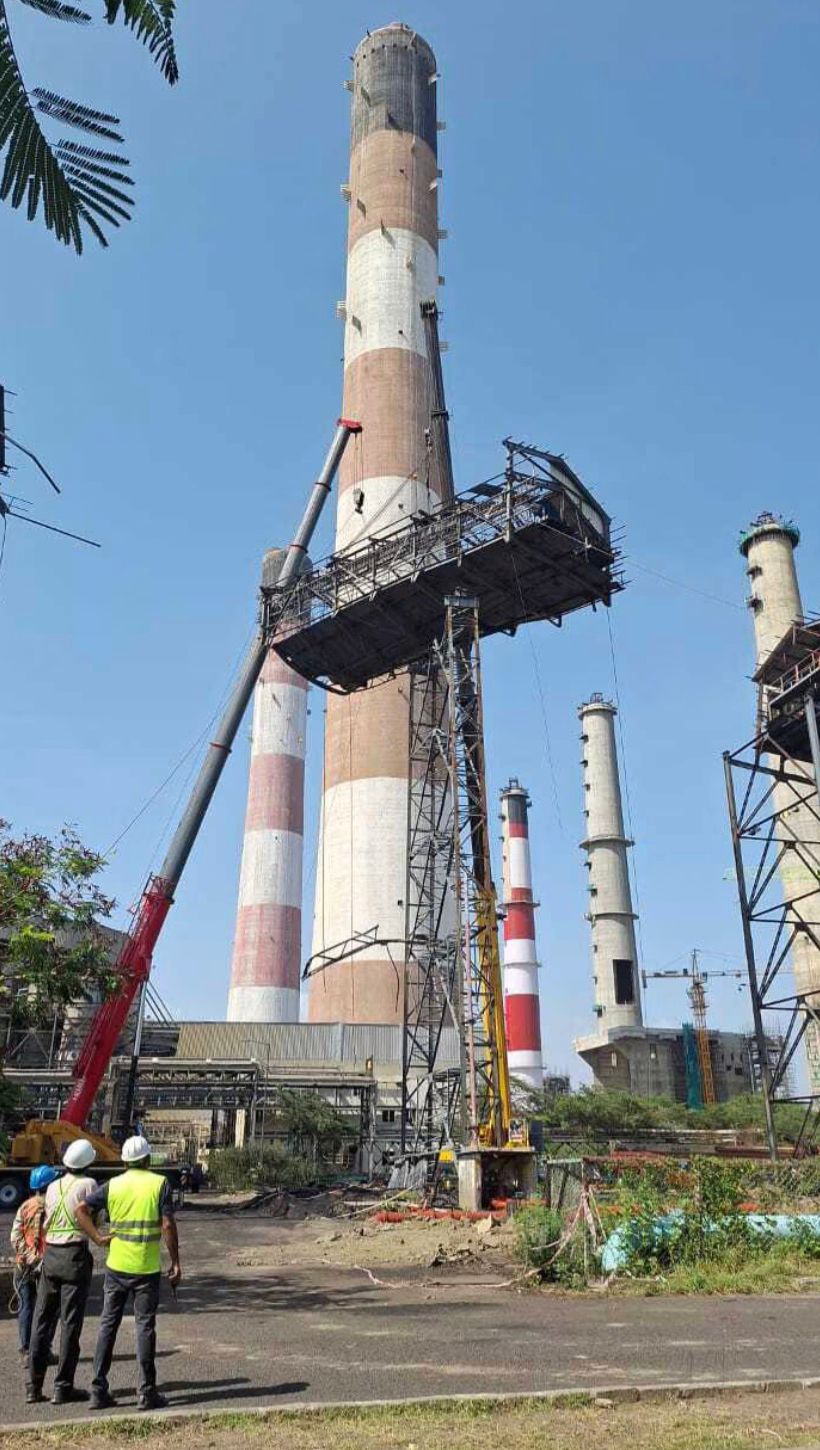 80 ton crane at sonipat