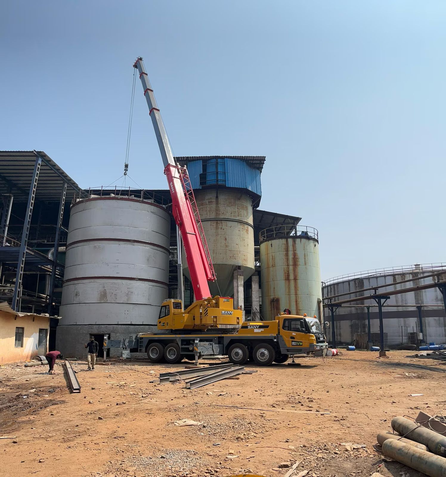 crane working in Haryana